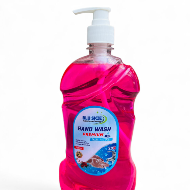 Blu Skie Handwash 500 Ml Rose Flavour