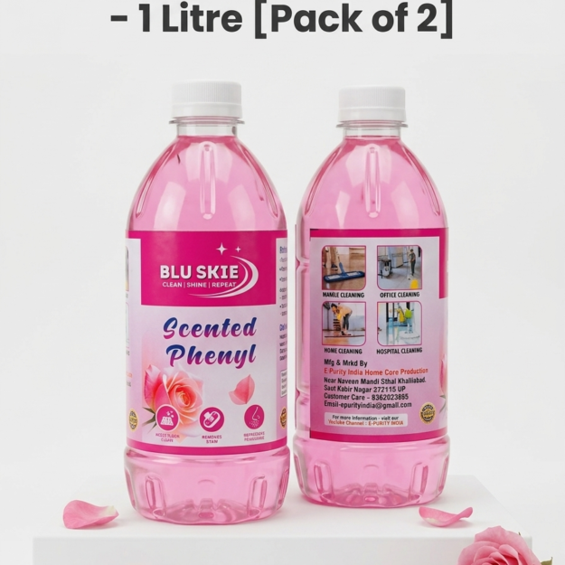Blu skie Rose Phenyl 1 litre (Pack Of 2)
